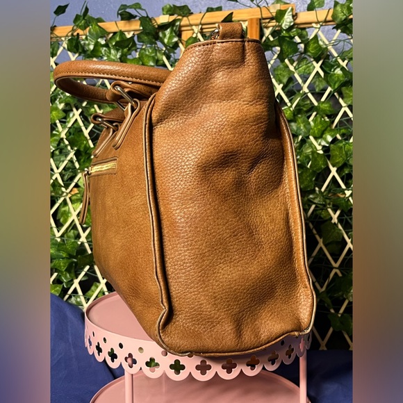 Urban Expressions 100% Vegan leather satchel shoulder-bag - Picture 6 of 14
